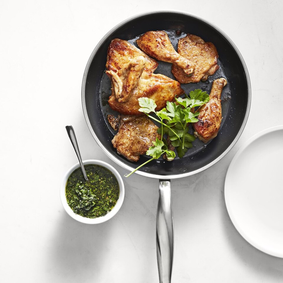 GreenPan™ Premiere Stainless Steel Ceramic NonStick 11Piece Cookware